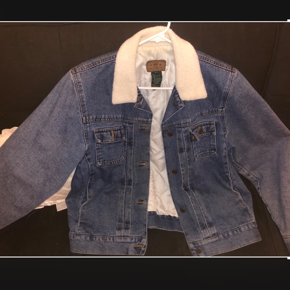 ralph lauren jeans jacket with fur collar